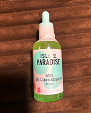 Isle of Paradise Hydrating Body Self-Tanning Drops Medium 2.54 fl oz please read