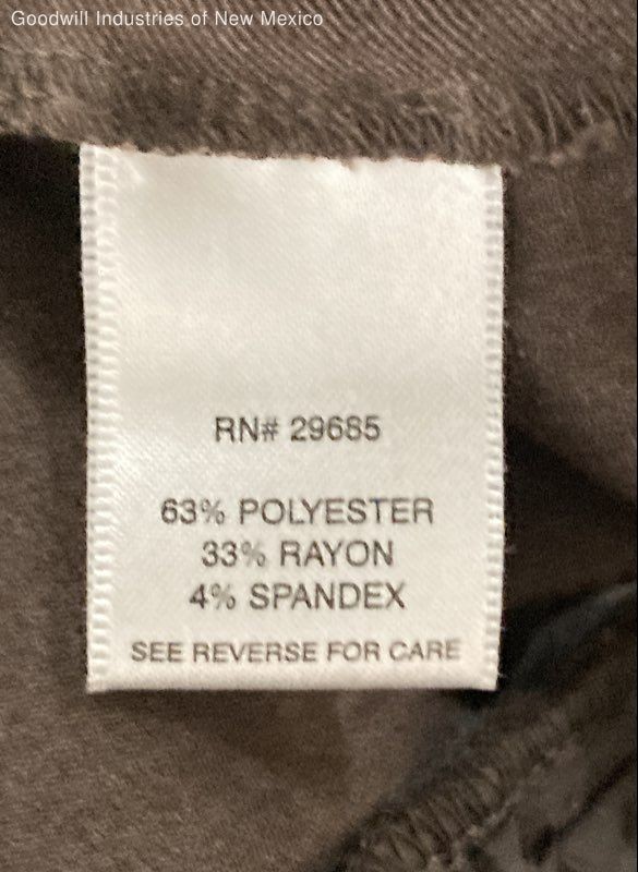 Pendleton Womens Brown Solid Classic Dress Pants … - image 3