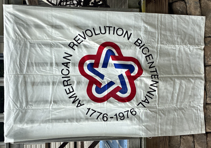 American Freedom Train 3X5 Foot Flag from 1976 made by Bulldog Almost Perfect