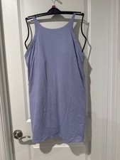 Lavender Ribbed Sleeveless Dress sz L