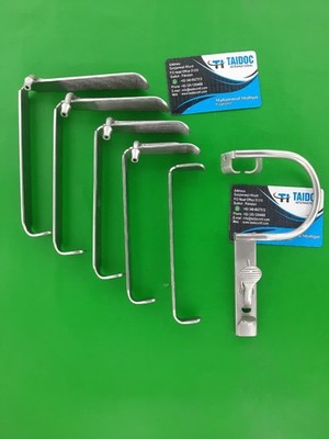 Davis Boyle Metal Mouth Gag Fiber Laryngeal Instruments Manual Power Source ENT
