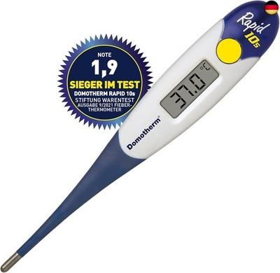 Domotherm Rapid 10s - Fieberthermometer zur Messung der Körpertemperatur in nur 