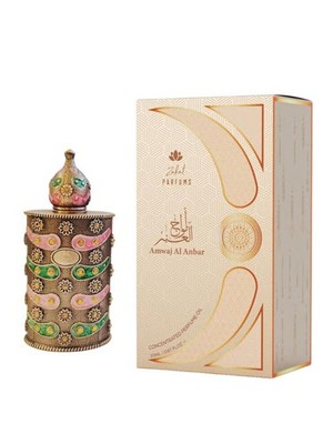 Amwaj Al Anbar by Zakat Concentrated Perfume Oil Cologne Spray for Men 20 ML