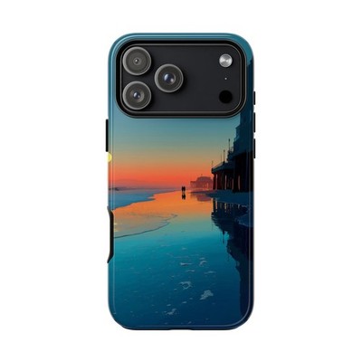 Phone Ink - iPhone | Galaxy | Pixel Case - Santa Monica Coastline Pastel Sky