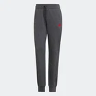 adidas Women'S Essentials Track Pants Grey Vivid Red French Terry HD1698 XS S