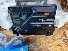 Sears Dual 8 Silent Movie Projector 8mm  Super 8 with Manuals   Open Box        