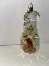 Vintage Resl Lenz Partridge In A Pear Tree Christmas Ornament West Germany 