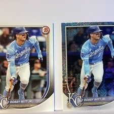 2025  Bowman Chrome Mega Box Bobby Witt Jr. #7 Silver Mojo&Base Royals NM+
