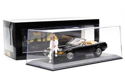 1:18 Ferrari Miami Vice 365 GTS/4 Daytona Spyder + Figur Sonny + Vitrine