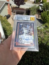 Barry Bonds 2025 Topps Chrome Numbers Live Forever Auto Black NLF-BB)/10 BGS 8.5