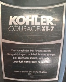 Genuine Kohler  Courage XT-7  XT-173  3PC Engine Covers 14 332 04-S  14 027 01-S