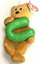 Ty Alphabet Beanie Baby LETTER U the Bear (5.5 Inch) Plush Stuffed Toy