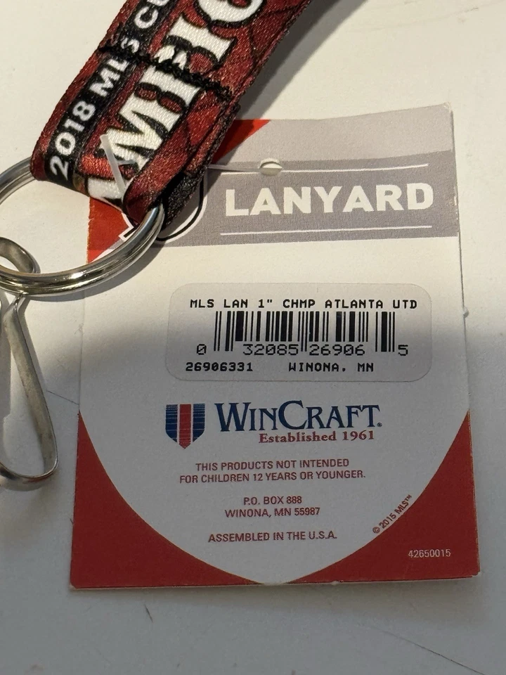 WinCraft Atlanta United Perfect Cut Decal & 2 2018 MLS Cup Champions Lanyards - Image 2 of 4