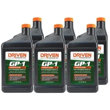 Driven Racing Engine 19206, GP-1 High Perf. Oil, Synthetic Blend 5W-20, 6 Qts