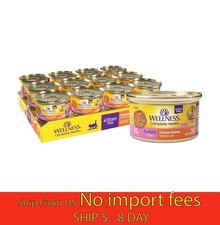 Wellness Complete Health Kitten Cat Food Chicken 3oz 24 Pack Pate... wa