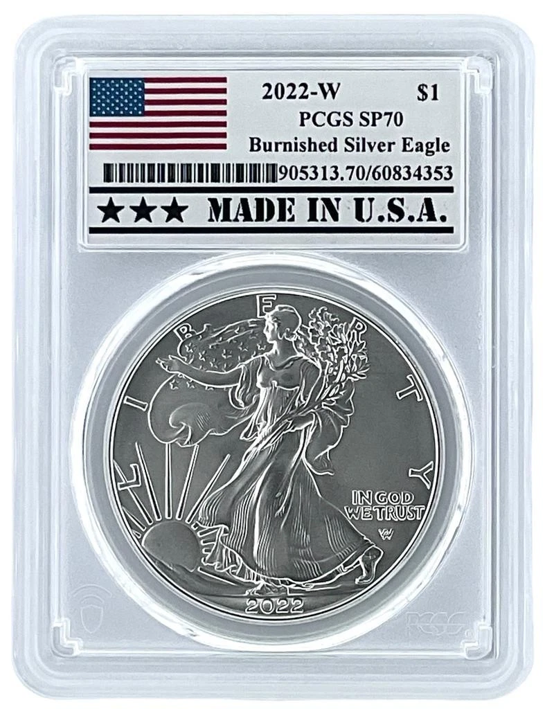 PCGS Certified American Eagle MS 70 Silver Bullion Coins for sale