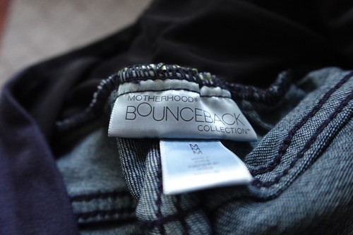 Motherhood Bounceback Collection Women’s Dark Blue Maternity Jeans Size Medium - Picture 9 of 10