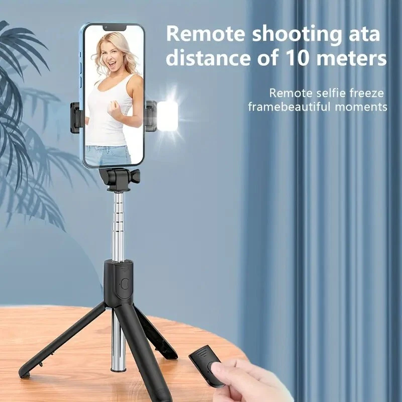Super fan selfie stick stand tripod, travel portable 360-degree rotation photo - Image 4 of 4