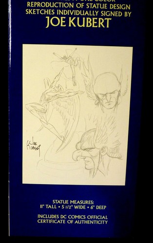 Hawkman Limited Edition Statue Joe Kubert New 2001 Porcelain DC Comics Amricons - Picture 2 of 3