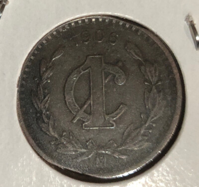 1906 Mexico 1 Centavo” Wide Date” Bronze Coin-20MM-KM#415 | eBay