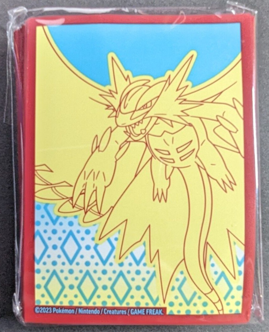 65 Ct Roaring Moon Paradox Rift ETB Pokemon Card Sleeves New Sealed