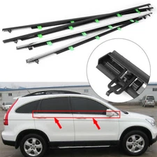 4pcs Car Outside Window Door Weatherstrip Seal Belt For Honda CR-V 2007-11 10 09