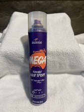 Aussie Mega Flexible Hair Spray Light Hold for Curly Straight Wavy Hair, 10 Oz