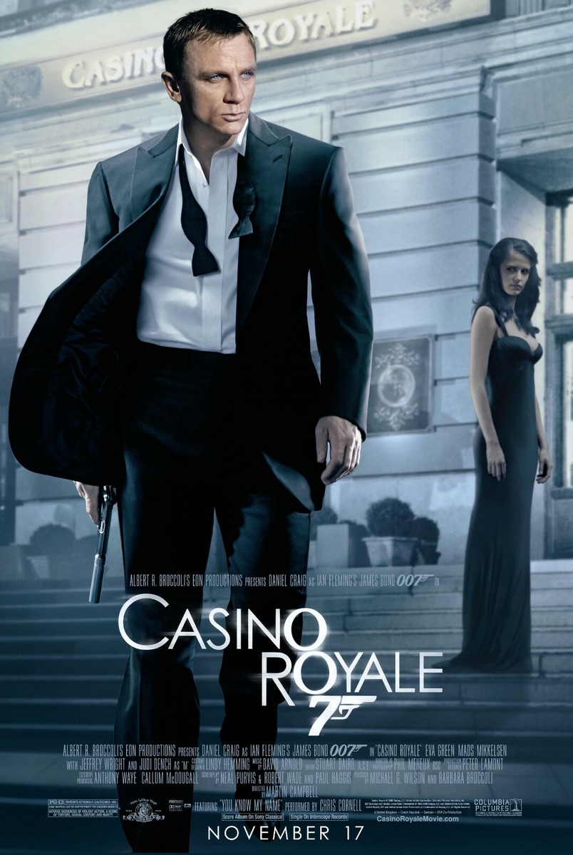 007 James Bond Movie Poster Collection - Set of 4 - 11x17 13x19