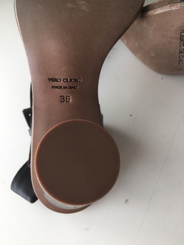 Sandali in pelle Roberto Del Carlo nuovi EUR 36 US 6,5 - Foto 6 di 11