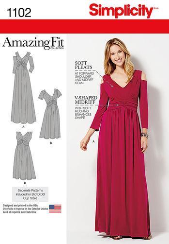 green emerald velvet dress Amazon.com: Simplicity Amazing Fit Pattern 1914 Women's Dress with  Individual Pattern Pieces Sizes 20W-28W : Arts, Crafts & Sewing