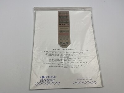 Something different  janes sampler 2 Needlepoint Pattern specialty stitch