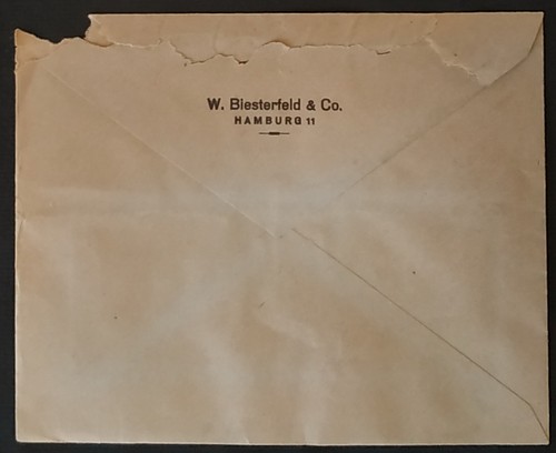 334 GERMANY 1936 HAMBURG METER CANCEL ON COVER (#792) - Picture 2 of 2