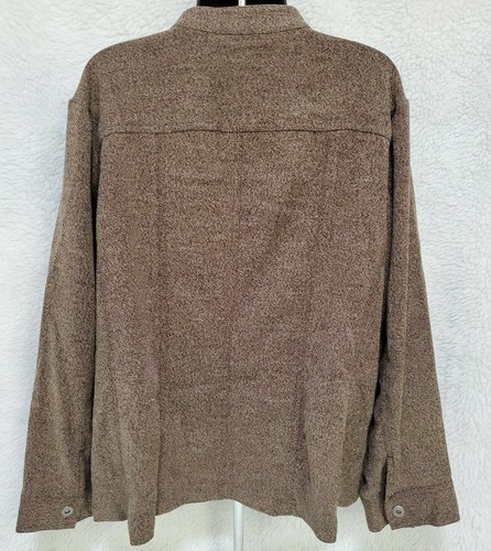 JM Collection Womens Jacket Coat Size 18W Brown Tan - Picture 4 of 12