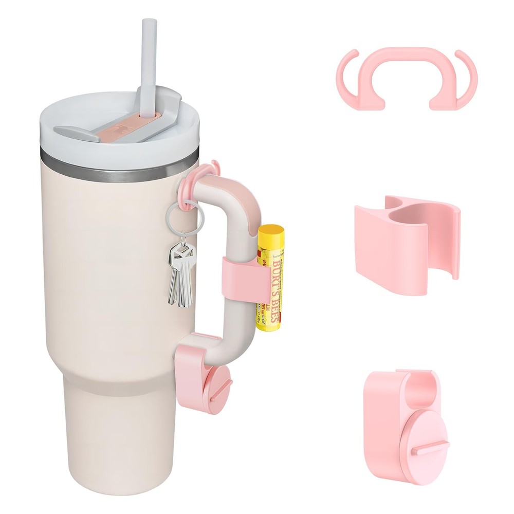 Set of 3 Pcs Accessories for Stanley 40oz Quencher H2.0 Tumbler, Includes Dou...