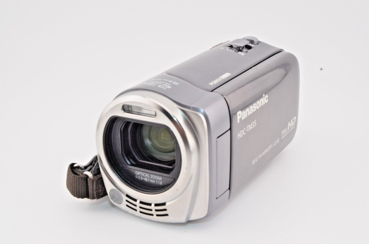 Panasonic HDC-TM35 Full HD Camcorder Tested Working Battery