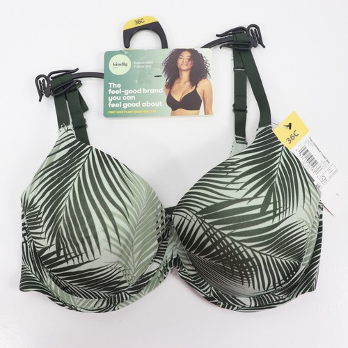 Kindly Yours Women s Sustainable Tailored Full Coverage T Shirt Bra 36C 