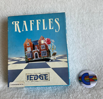 Commodore 64 / 128 CBM C64 Raffles / Inside Outing - getestet, GRATIS Badge
