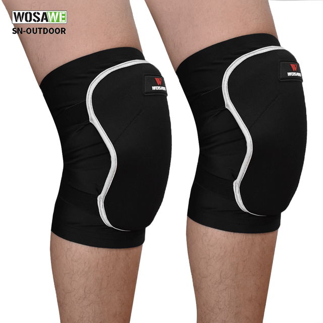 MTB Cycling Knee Pads Elastic Gel Padded Knee Brace Ski Skate Bike Leg