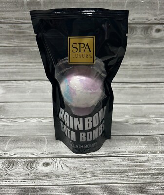 Spa Luxury Rainbow Bath Bombs-New In Package