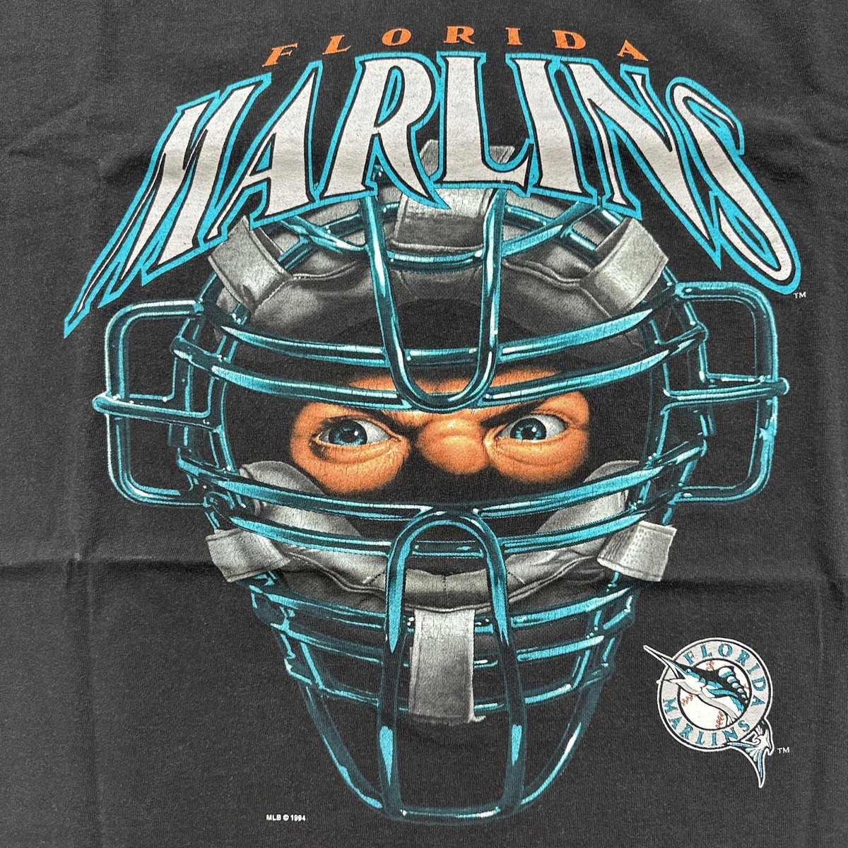 Vintage 1994 MLB Salem Sportswear Florida Marlins Baseball Shirt
