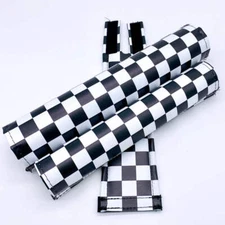 Classic Checkers BMX Pad Sets - Extra Wide Bar Pad (for cruiser style handlebars