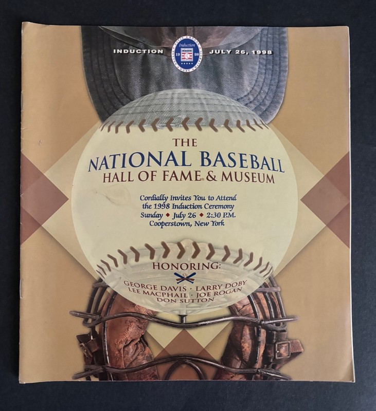 1998 MLB HOF Catelog