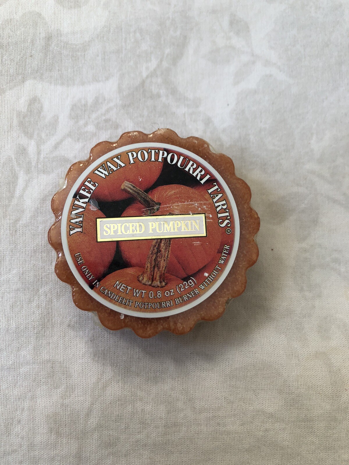 Spiced Pumpkin .8 oz Tarts Wax Potpourri Yankee Candle New eBay