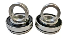 Pair of Flange Axle Bearing - Radial Drag Racing with o-ring 3.15 in OD 1.562 ID