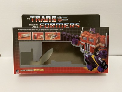 Transformers G1 Optimus Prime KO Box | eBay