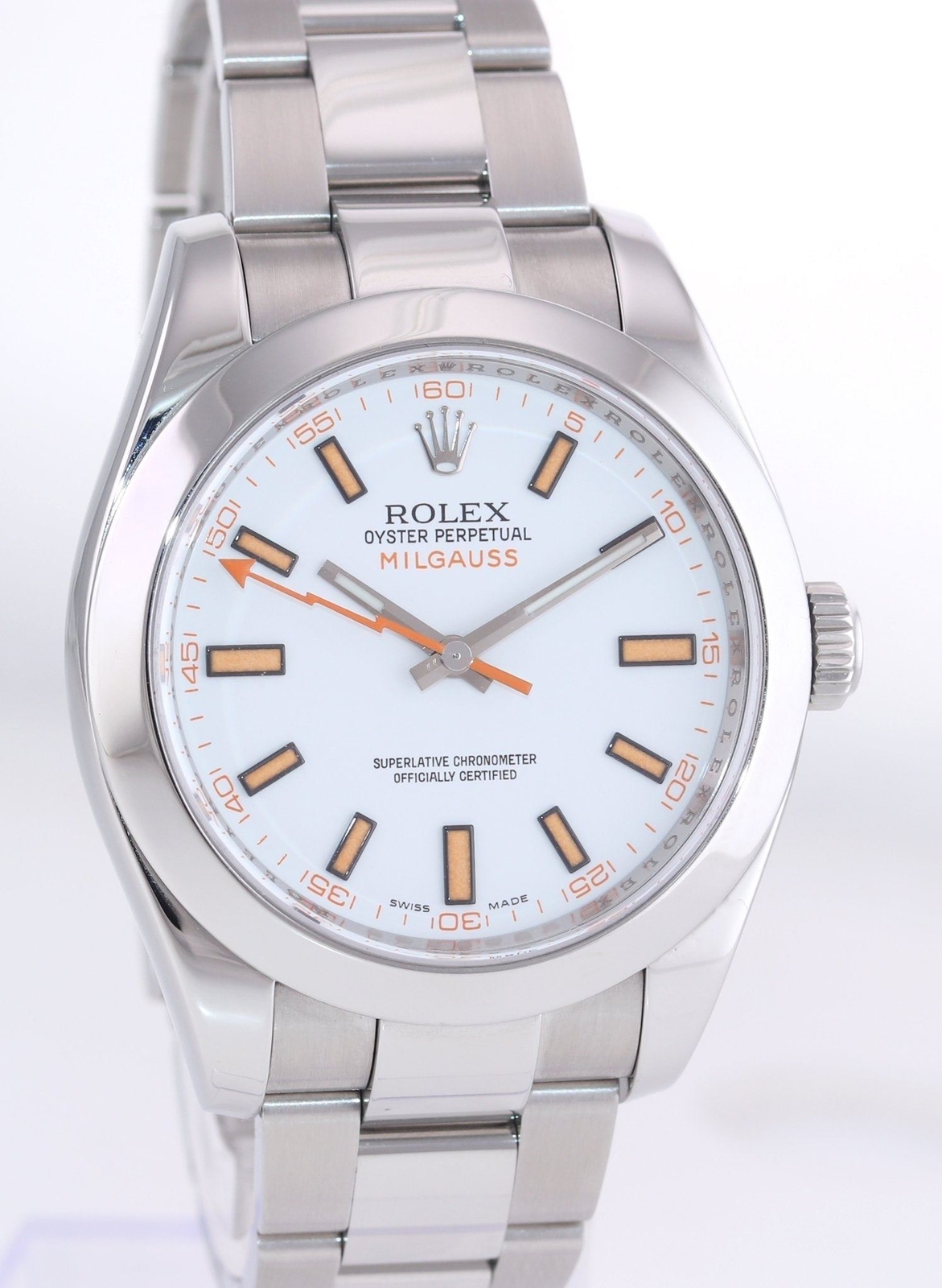 Rolex Milgauss White Men's Watch 