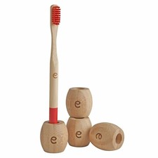 EcoSlurps Bamboo Toothbrush Holder - Storage Stand For bamboo Toothbrushes 
