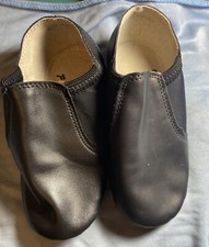 Dance Toddler Shoes Size 9.5 Black Leather Jazz Shoes