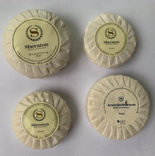4 x Mydło vintage SOAP Mydło hotelowe Sheraton Hotels and Resorts ok. 50 + 40 + 27gr