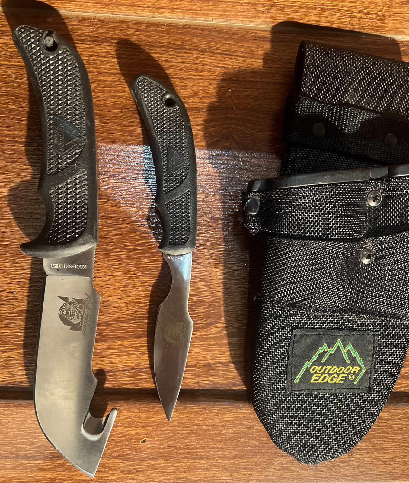 Outdoor Edge Skinner & Caper Knife Field Pair Combo with Sheath eBay